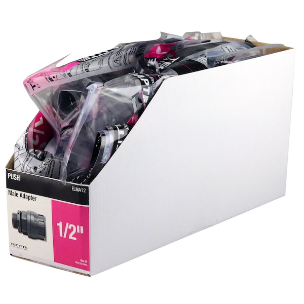 Apollo Conduit Fitting Connector, Push-On, Stainless Steel ELMA12 - main